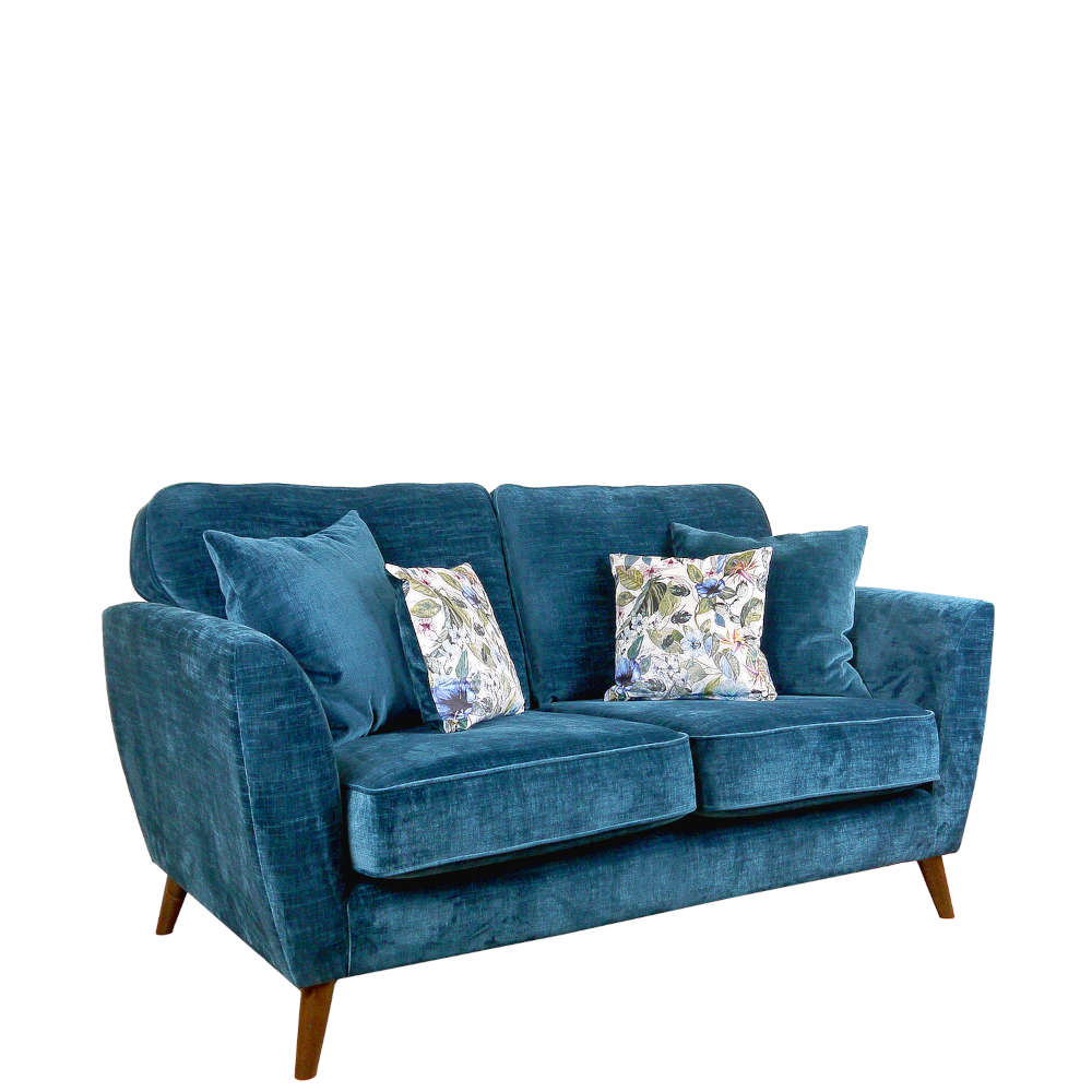 Velour 2 clearance seater sofa